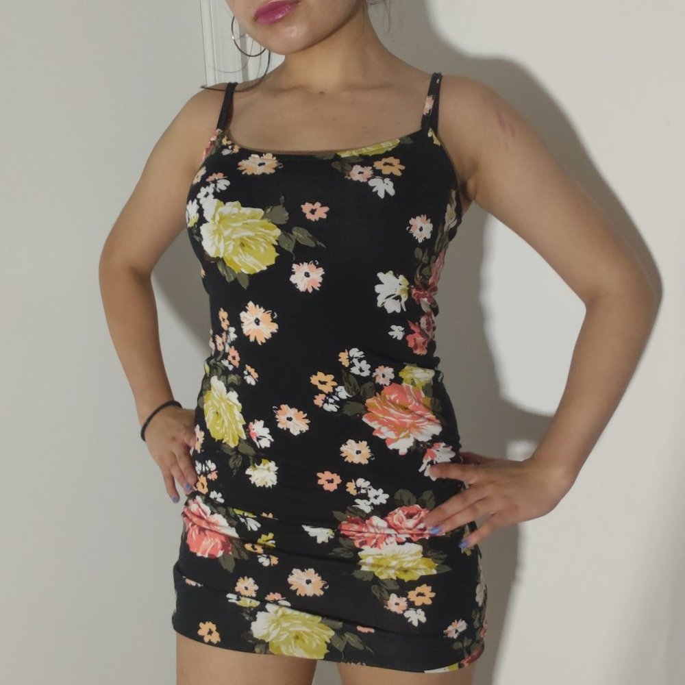 Black Floral Dress